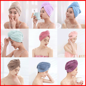 Khăn gội đầu quấn tóc cao cấp cho nữ mềm mịn thấm hút tốt