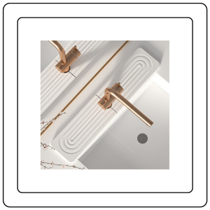 【JJ HOME】Diatomite Sink Mat | Fast-Absorbent Sink Splash Guard Mat | Anti-SlipCountertopPad