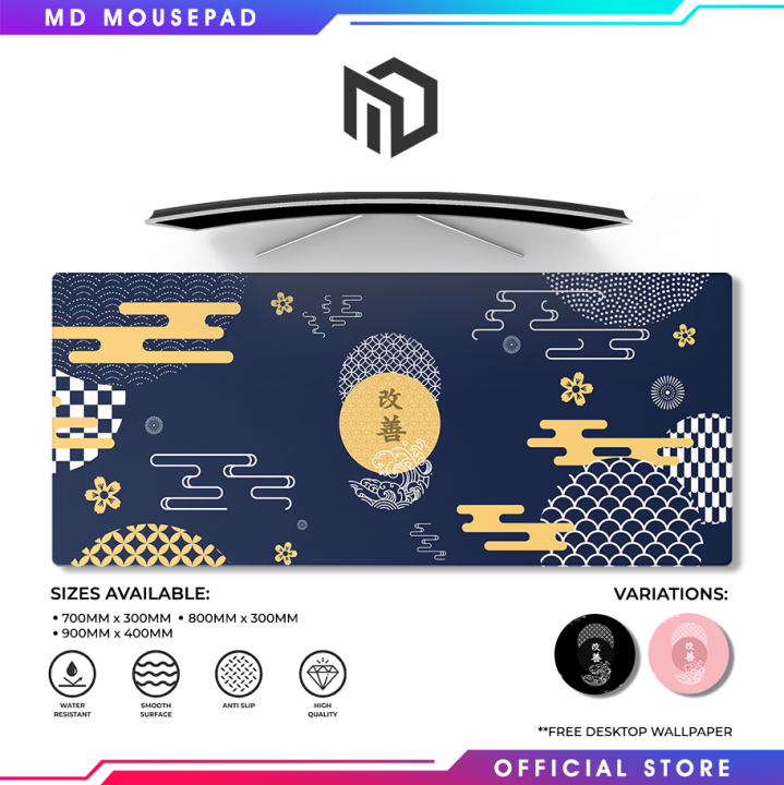 MD Mousepad Kaizen Extended Mousepad Large Gaming Mousepad Long