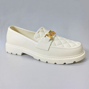 Azgalery SPT-59 Sepatu Sandal Selop Wanita Low Heel Slip On Karet PVC Nyaman Empuk Kasual COD