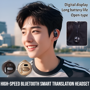 High-Speed Bluetooth Smart Translation Headset Wireless Bluetooth Earphone Wireless Headphone Supports 144 Languages Super Battery Life