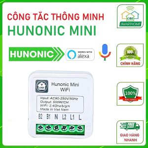 Công Tắc Thông Minh Hunonic Wifi Mini Nhỏ Gọn Nhiều Tiện Ích