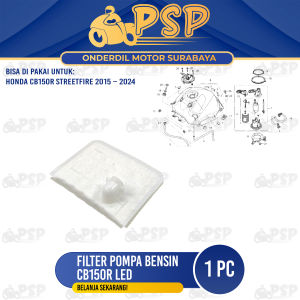 Filter Pompa Bensin CB 150R LED (Putih) - Saringan Fuel Pump Pampers Pempes Bengsin CB 150R Street
