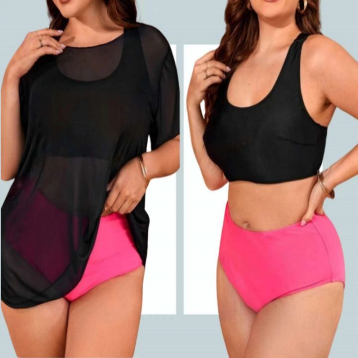 Lazada swimsuit plus size online