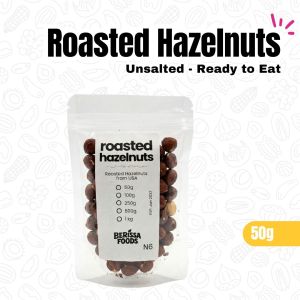 Roasted Hazelnuts from USA - Berissa Foods - Unsalted - No oil - Snack