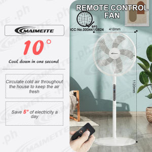 MAIMEITE electric fan 16Inch wind speed 2 in 1 vertical fan desktop fan Silent stand fan