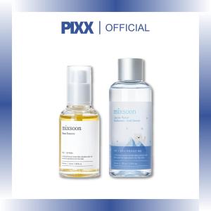 MIXSOON Essential Glass Skin Duo Set (Bean Essence 50ml + Glacier Water Hyaluronic Acid Serum 100ML)