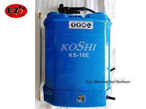 KOSHI KNAPSACK ELECTRIC SPRAYER 16LITRE (SPRAY RACUN BATERI)