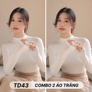 Áo giữ nhiệt nữ Azila có lót lông giữ nhiệt cổ cao ôm Body chất liệu mềm mịn thoải mái dễ phối đồ cho bạn nữ - TD43