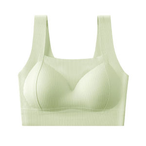 Wireless Bra for Women Seamless M-2XL Half Fixed Cup Push-Up Side Support Vest Bra Womens Underwear