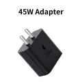 For Samsung 45W 25W PD ultra fast charging charger travel adapter, C-type to USB-C wall charger cable, suitable for Samsung Galaxy S24 Ultra/S23 Ultra/S22/S21/S20 Note 20/A73/A71/A54/A34 5G Fast charging cable. 