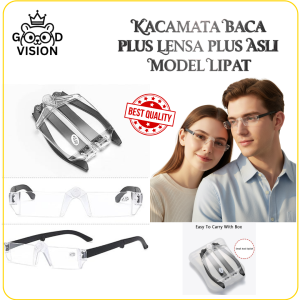 KACAMATA MODEL LIPAT LENSA BACA PLUS UNTUK PRIA WANITA [BLB8]