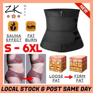Compression Fat Burning Waist Cincher Women Neoprene Sauna Belt Waist Trainer Postpartum Recovery Corset Shaper Body Slimming Trimmer Belt Fat Burning Shaper Ready Stock 218886