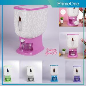 Dispenser Beras Otomatis Anti Hama / Tempat Wadah Penyimpanan Beras New Modern Tidak Lembab Food Grade Dengan Tutup Plastik