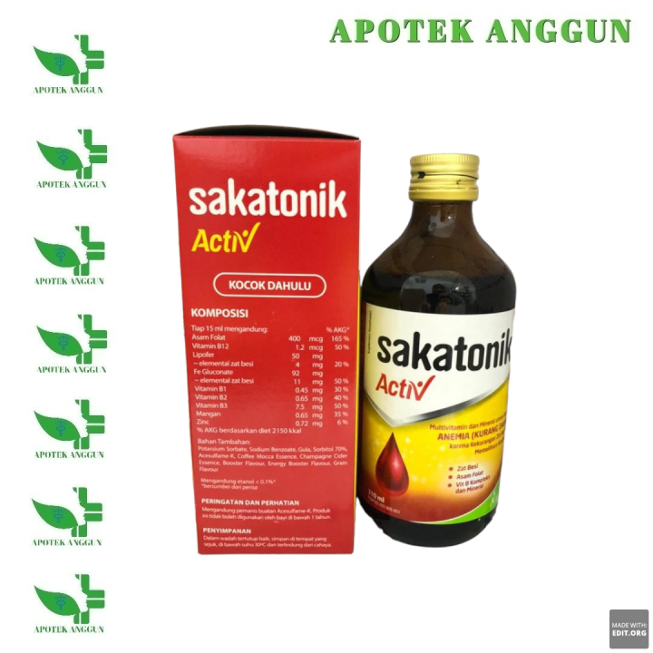 Sakatonik Liver / Sakatonik Activ Sirup 310 ml dan 100 ml | Lazada ...