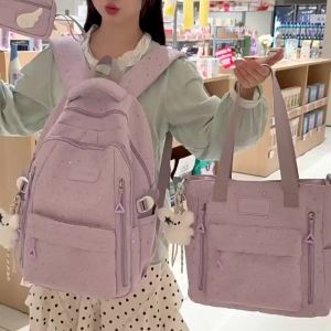 Highly Attractive Star-Shaped Backpack for Women Large Capacity Korean Style ins Stylish student backpack cute and lightweight travel backpack