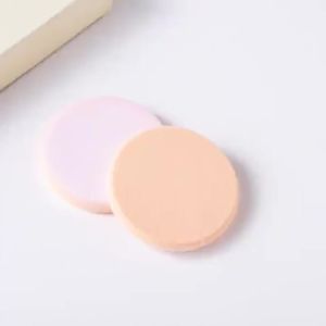 LZD SBR Sponge Flocking Powder Puff Customization Round Makeup Powder Delicate Not Stuck Powder Double-Sided Wet and Dry Dual-Use Makeup Tools