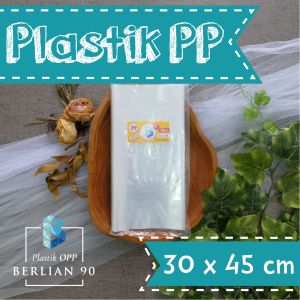 Plastik PP Bening 30x45 Cm / Plastik Laundry 250 Gr PP Lebar