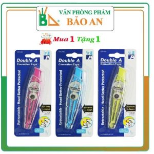 Băng Xóa Double A E065 Nhiều Màu - Văn Phòng Phẩm Bảo An
