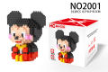 Lego lắp ráp hoạt hình chuột Mickey, chuột Minnie, vịt Donal.