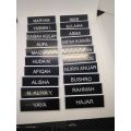 NAME TAG CIKGU SEKOLAH / PENJAWAT AWAM / KAKITANGAN KERAJAAN(75X25MM). 