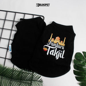 Baju Kucing Anjing Lucu Murah Cowok Cewek - Bukipet Tank Takjil
