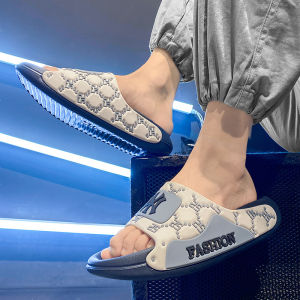 [Free Shipping] Trendy MenS Slippers New Summer Style Suitable For Outdoor Wear Non-Slip Sporty Beach Sandals Thick-Soled For Teenagers