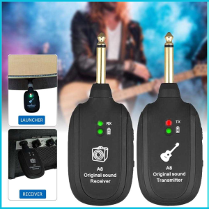 KIRIM Cepat KEEP MOTION UHF Wireless System Gitar Transmitter Receiver - A8 / Tuner ampli gitar aquistik modifikasi preamp gitar aquistik audio mobil mic power amplifier penguat sinyal audio plus echo