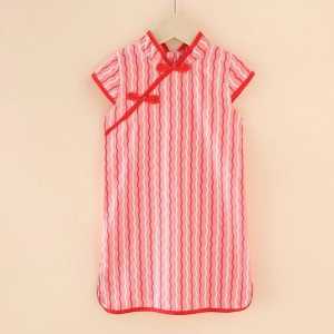 DRESS CHEONGSAM IMLEK YIHUA QIPAO ANAK PEREMPUAN USIA 1-6 TAHUN