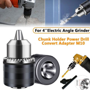 10mm Chuck Holder M10 Thread Conversion HeadAngle Grinder Electric Drill Conversion Collet Drill Adapters