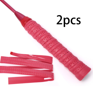 2Pcs Non-slip Badminton Sweat Tape Tennis Racket Sweatbands Fishing Rod Wrap Tape