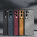 Casing for Vivo Y04 VivoY04 Y29S V2430 4G Luxury lambskin leather phone case camera protection shockproof anti-fall fashion protection. 
