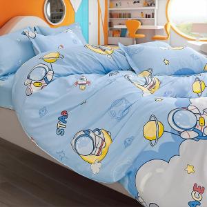IE Kids I 100% Cotton Printed I Fitted Sheet Set I Fun Vibrant Prints Without Quilt Cover