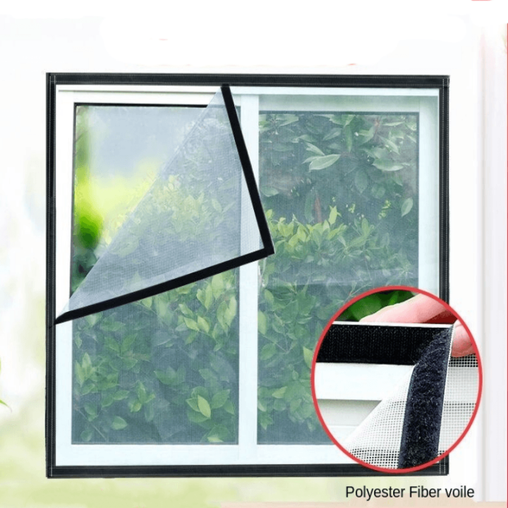 Velcro anti-mosquito gauze nababakas anti-lamok window screen mesh ...