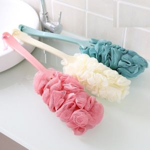 Cọ Lưng Bông Tắm Có Cán Nhựa Cây Cọ Lưng Cán Dài Có Bông Tắm Mềm Mịn Chất Liệu Nhựa An Toàn Không Độc Hại