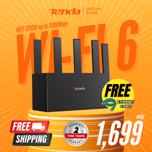 Tenda TX2L Pro High-Speed 1500Mbps Wi-Fi 6 Gigabit Dual Band Router | Parental Control | Extender | Bandwidth Control