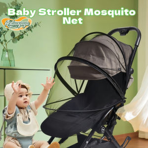 Aoduoyaya Universal Baby Stroller Mosquito Net Full Cover with Dual Zipper Sunscreen Protection
