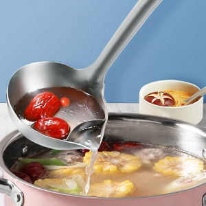 304 Stainless Steel Separation Oil Filter Oil Trap Filter Hotpot Colander Soup Ladle Straining Spoon