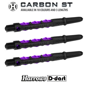Harrows Dart Shaft - CARBON ST DART SHAFT/STEM FOR SOFT TIP AND STEEL TIP DART