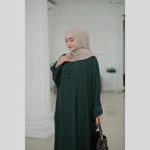 POSILAZ DRESS - LD 160 DAN 140 cm Gamis Syari SUPER Jumbo Polos Crinkle Airflow CEY Premium