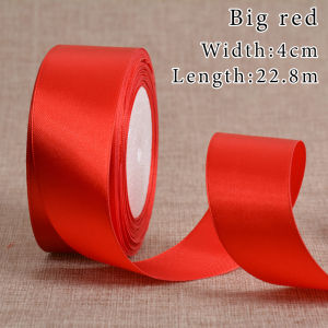 4cm (25 yards/roll) Satin Ribbon Roll Gift Packaging Ribbon Flower Making DIY Holiday Birthday Decoration Gift Ribbon