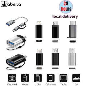 OTG Adapter Type C To Micro USB Adapter OTG Connector Charger For Charging/Data Transfer Converter