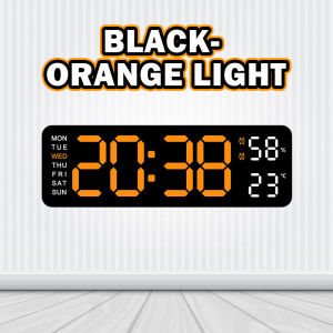 ALX MALAYSIA LED Digital Alarm Clock Large Display Date Time 12/24H Temperature Dual Alarm Clock USB Charge Clock Jam Digital 数字钟