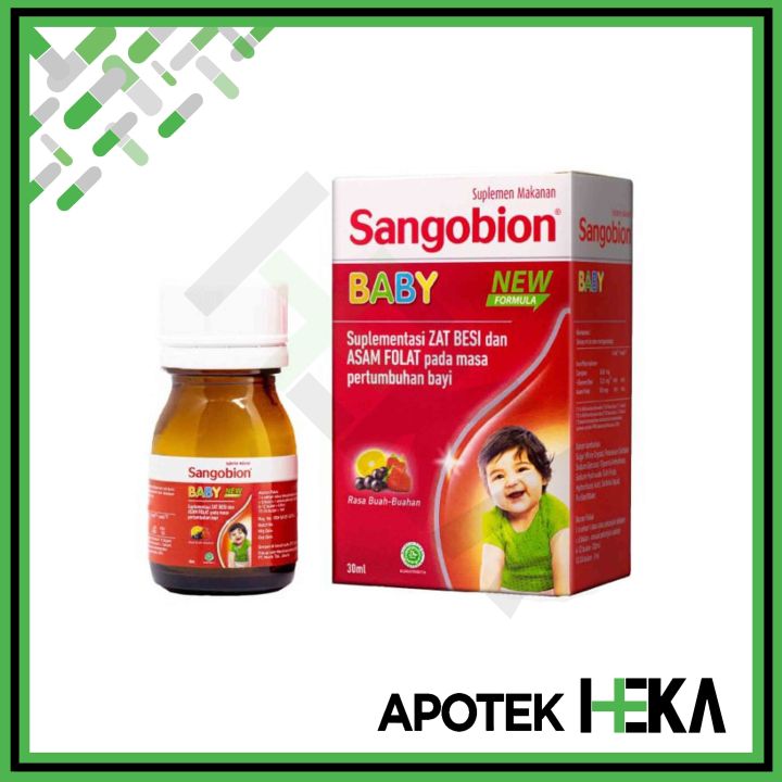 Sangobion Baby 30 ml Sirup Vitamin dan Zat Besi Bayi Suplemen Cair Untuk Anak Vitamin Untuk Anak Usia 18 24 Bulan Lazada Lazada Indonesia