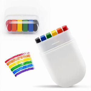 6Colors Rainbow Face Body Paint Stick Painting Paste Long Lasting Skin-friendly Washable Pigment Pen LZC-LGBT-Face-Paint-6Colors