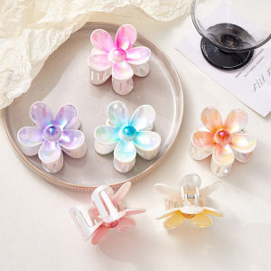 COD 11CM - JEPITAN RAMBUT SALON KOREA MODEL TRIPPLE BUNGA GLOSSY / JEDAI SALON FLOWER KOREAN PREMIUM