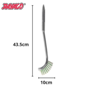 Rayaco 1008 Special Angle Toilet Brush SPECIAL ANGLE TOILET BRUSH BERUS TANDAS SEGI Toilet Cleaning Dead Corner Brush Long Handle
