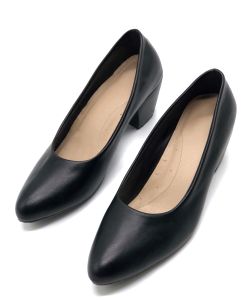 BEST SELLER Black Shoes for Women School Shoes Workplace Shoes for Women Ladies Elegance 2.5 Inch Heels Pointed Toe Black Shoes School Shoes for Ladies Women Fashion Black School Office Ladies Heels Shoes