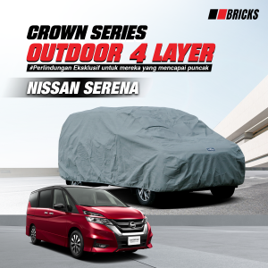4 Layer Cover Nissan Serena Sarung Mobil Super Outdoor Anti UV & Waterproof  BRICKS