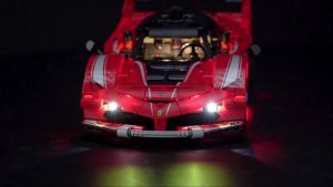 LocoLee Light kit Compatible with 42212 Ferrari FXX K - No Model Only Light LED Lighting Accessories Compatible with Technic 42212 (RC Version)